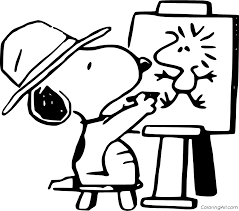 Picture of Snoopy drawing